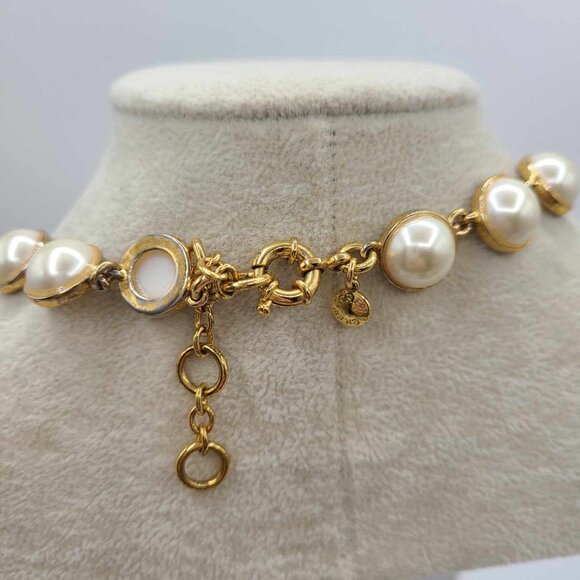 J Crew Faux Pearl Choker Necklace NWOT! - Picture 3 of 8